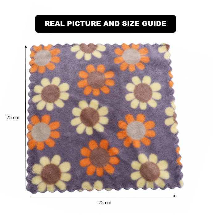 Microfiber Cleaning Clothes - Colourful Sunflowers (Pack of 5)