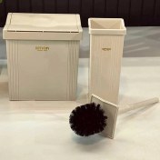 2-Pcs Dustbin with Brush (1732) by Limon