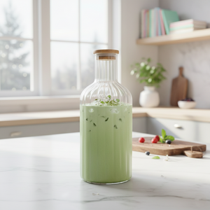1.4 Liter Glass Carafe with Wooden Lid (2355) by Limon
