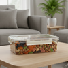 3-Pcs Rectangular Airtight Storage Boxes Set