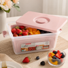 Storage Box with Lid and Basket (35061) by Ziba