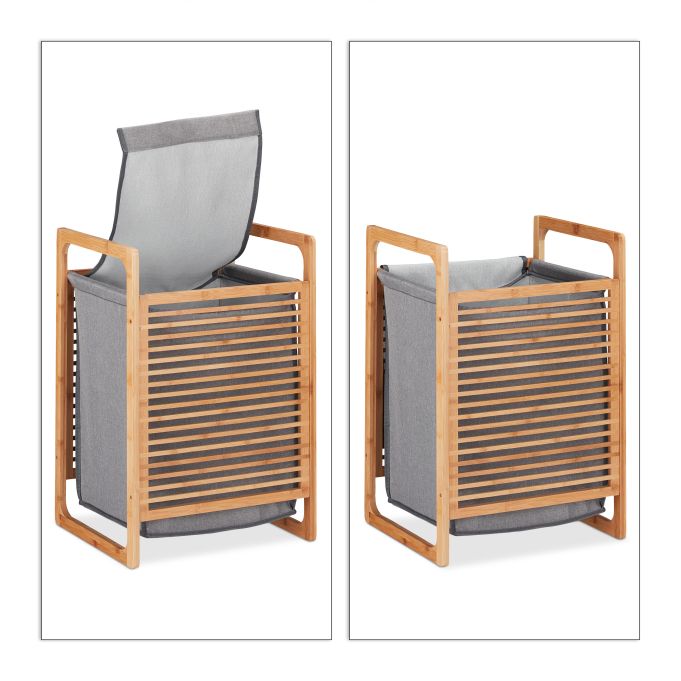 BambooEase Laundry Organizer