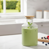 1.35 Liter Glass Carafe with Wooden Lid (2271) by Limon