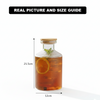1.35 Liter Glass Carafe with Wooden Lid (2271) by Limon