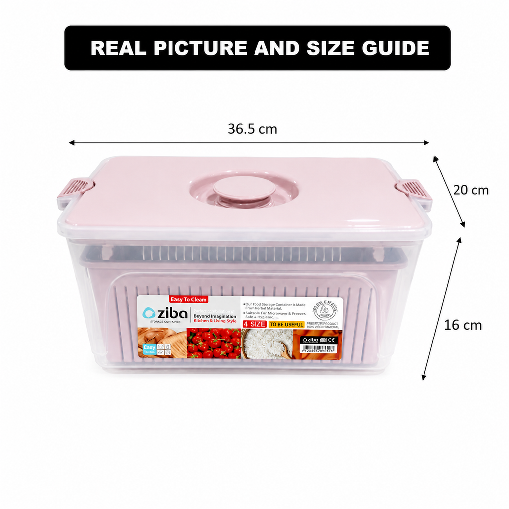Storage Box with Lid and Basket (35061) by Ziba
