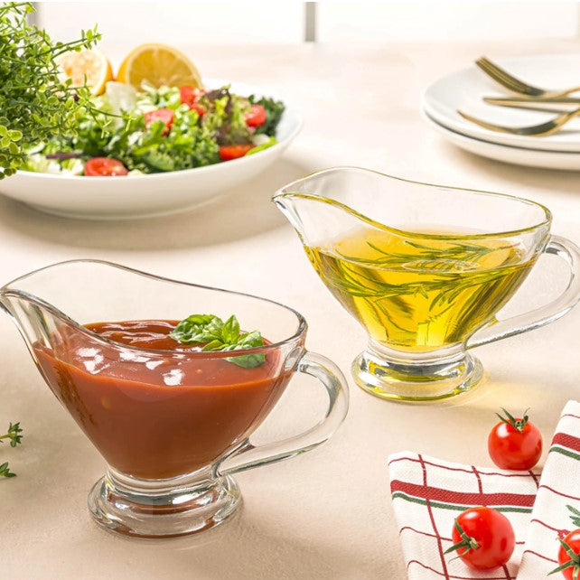 2-Pcs Sauce Dipping & Serving Glass Bowls (2356) by Limon