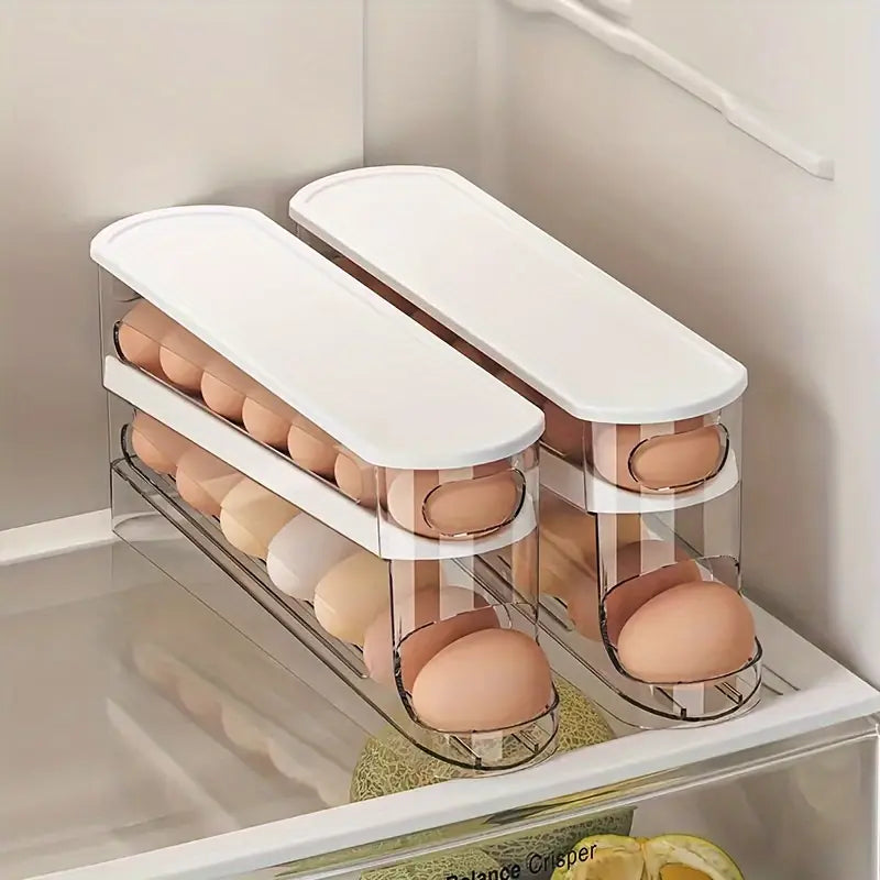 Automatic Rolling Egg Storage Box