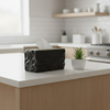 WaveLuxe Wooden-Top Tissue Box