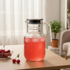 Ribbed 1.5 Liter Glass Pitcher (2375) by Limon