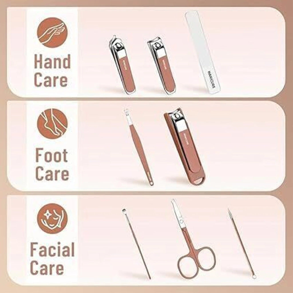 Manicure 8-in-1 Nails Care Set with Carry Handle