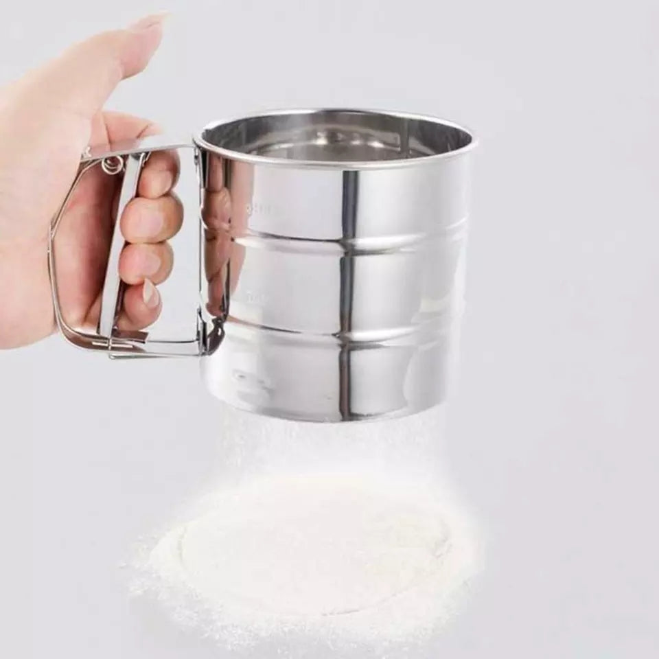 Manual Flour Strainer.