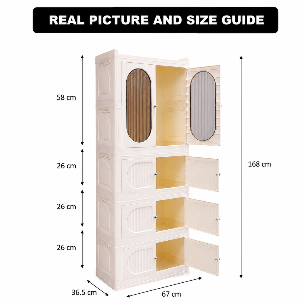 LuxeStack Moveable Storage Station