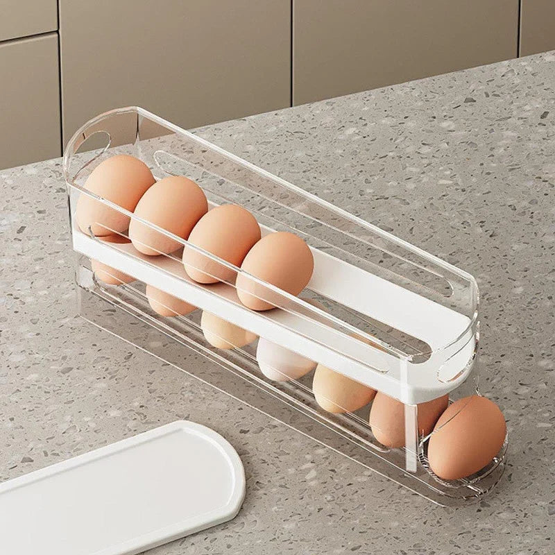 Automatic Rolling Egg Storage Box
