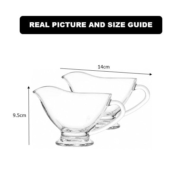 2-Pcs Sauce Dipping & Serving Glass Bowls (2356) by Limon