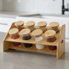 BambooTier Glass Spice Station