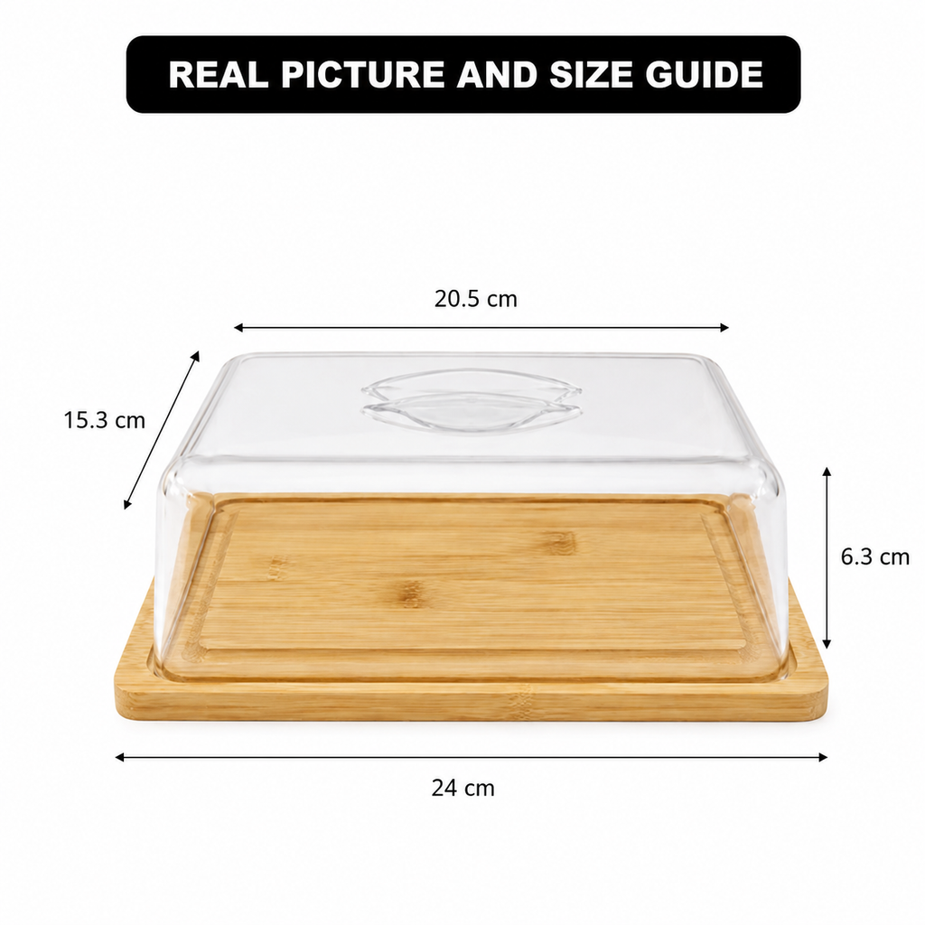 Luxe Cake Server with Acrylic Cover