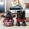 Creative Cartoon Space Astronaut Trash Can with Lid