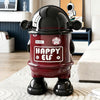 Creative Cartoon Space Astronaut Trash Can with Lid