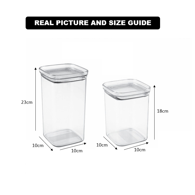 RoyalVault Stackable Airtight Storage Jar by Limon
