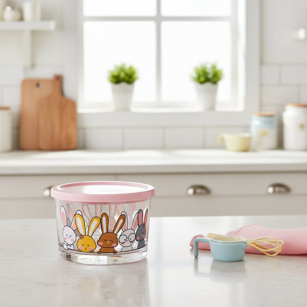 Mini Printed Glass Storage Bowl 190ml (2068) by Limon