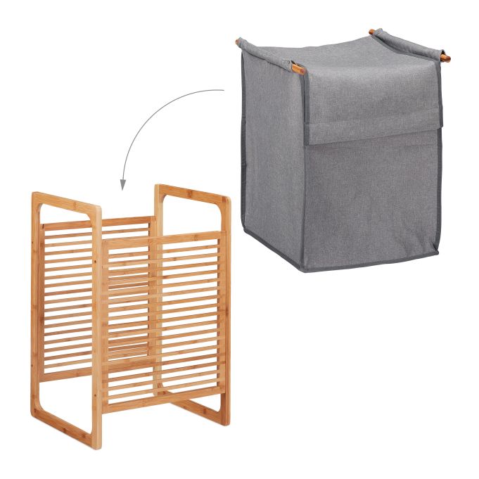 BambooEase Laundry Organizer