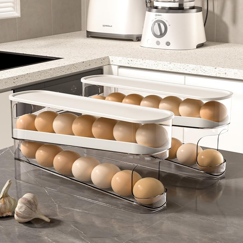 Automatic Rolling Egg Storage Box