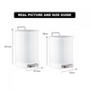 SleekRound Pedal Dustbin with Removable Inner by Limon