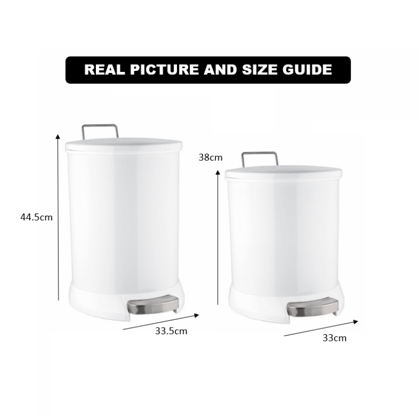 SleekRound Pedal Dustbin with Removable Inner by Limon