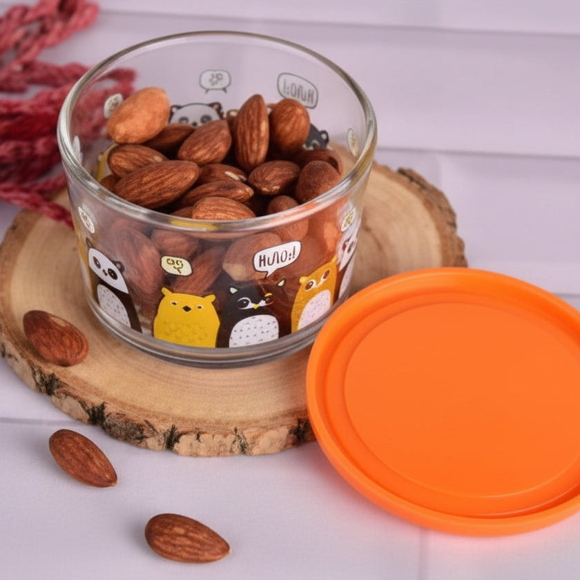 Mini Printed Glass Storage Bowl 190ml (2068) by Limon