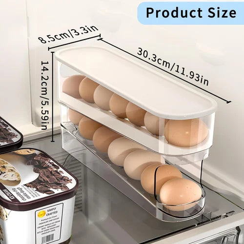 Automatic Rolling Egg Storage Box
