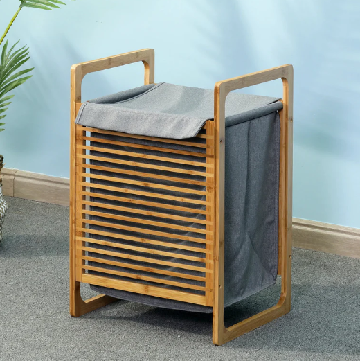 BambooEase Laundry Organizer