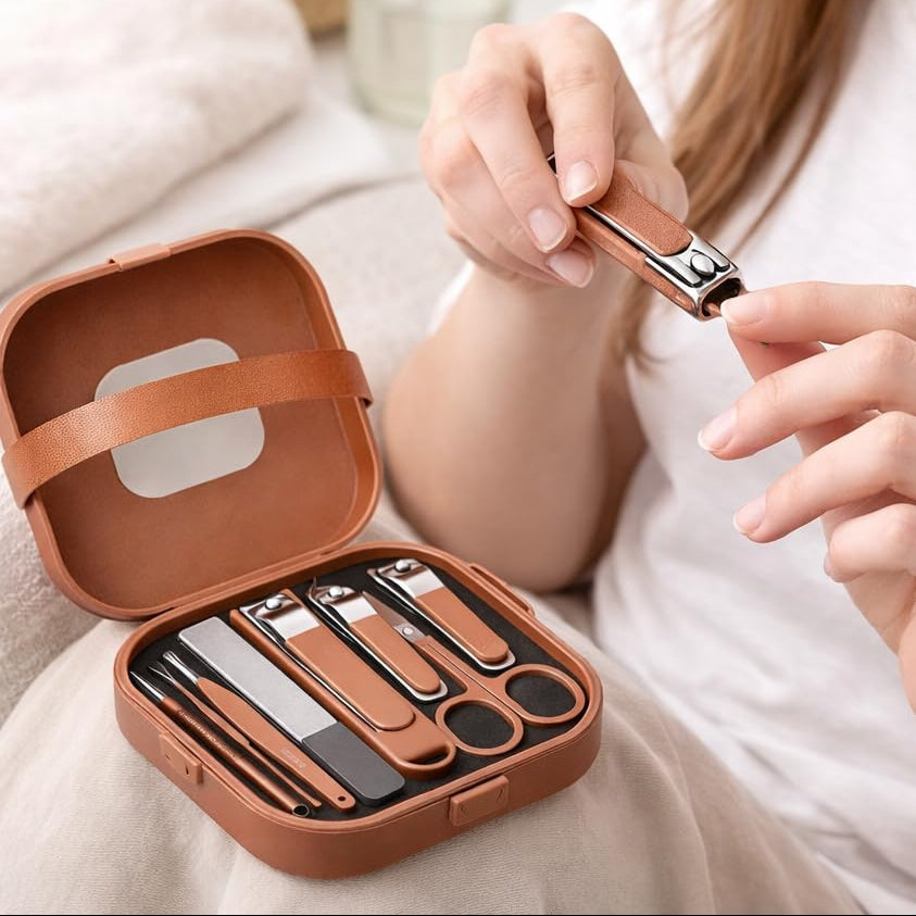 Manicure 8-in-1 Nails Care Set with Carry Handle
