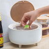 Mini Desktop Trash Can with Push Lid