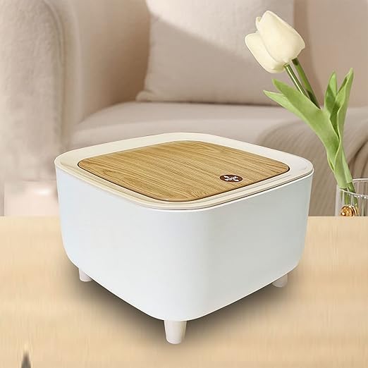 Mini Desktop Trash Can with Push Lid