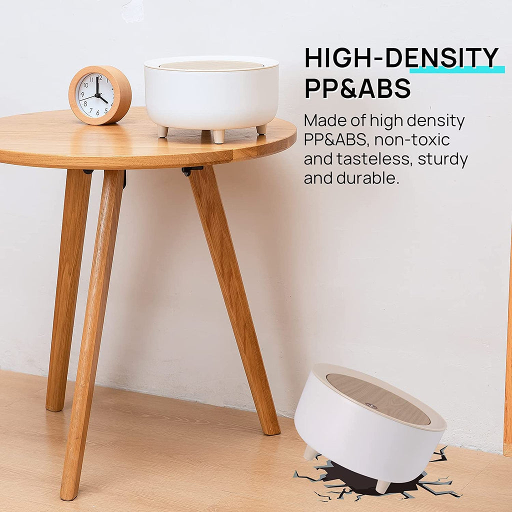 Mini Desktop Trash Can with Push Lid