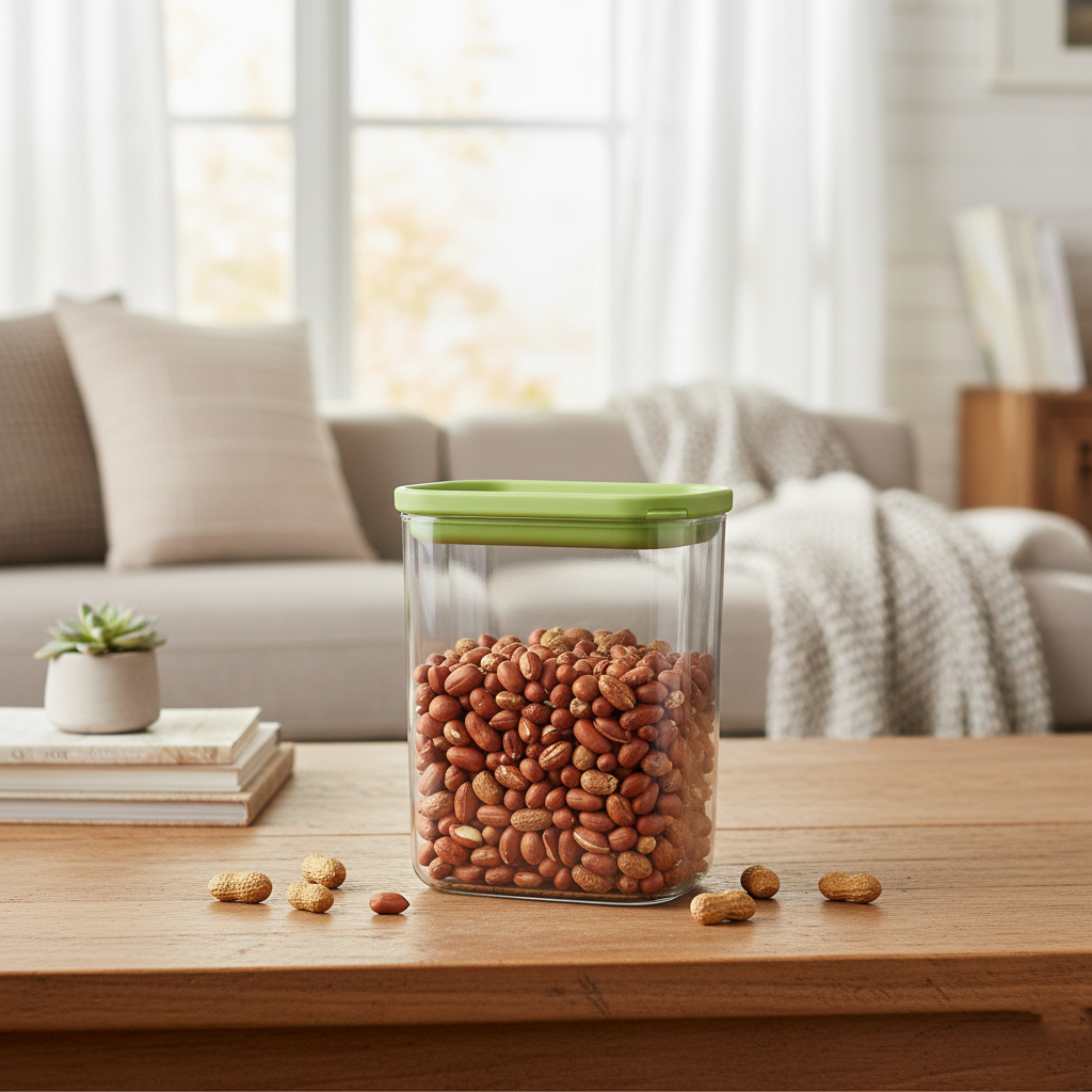 FreshLock Rectangular Glass Jar