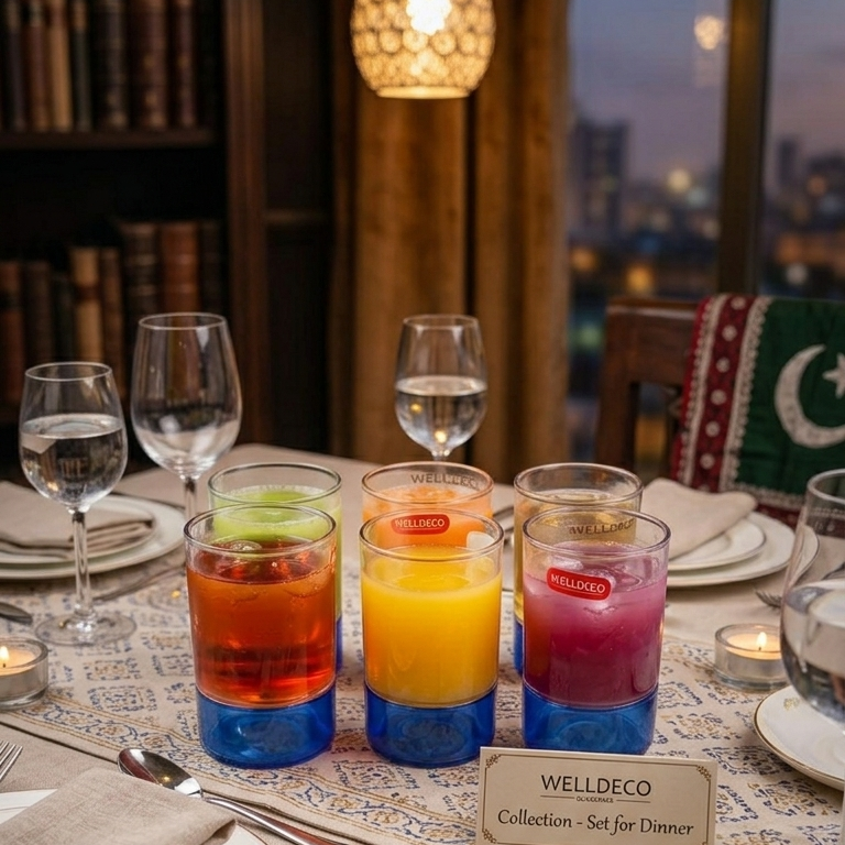 6-Pcs TwinTone Glass Set (1167)
