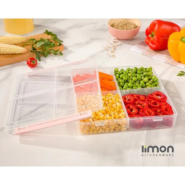 4 Section Freezer Box with Lid (11435) by Limon