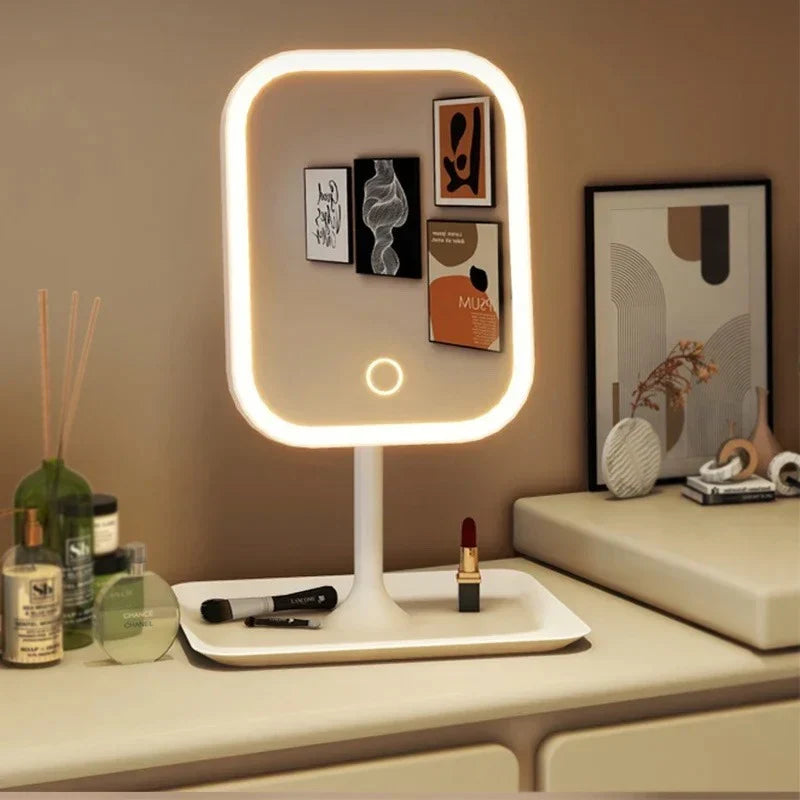 Chargeable Vanity Mirror with 3-Color Modes