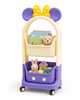 2-Tier Kids’ Rolling Storage Organizer with Mouse-Ear Bow