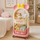 2-Tier Kids’ Rolling Storage Organizer with Mouse-Ear Bow