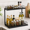 2-Tier Sliding Storage Rack for Kitchen Essentials