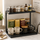 2-Tier Sliding Storage Rack for Kitchen Essentials
