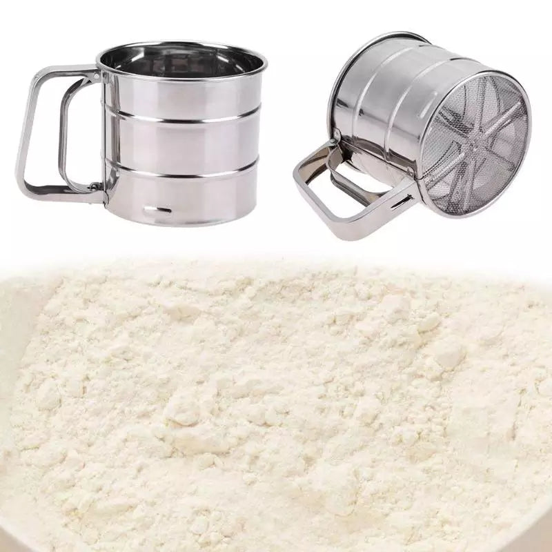 Manual Flour Strainer.