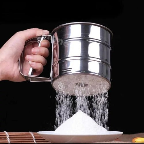 Manual Flour Strainer.