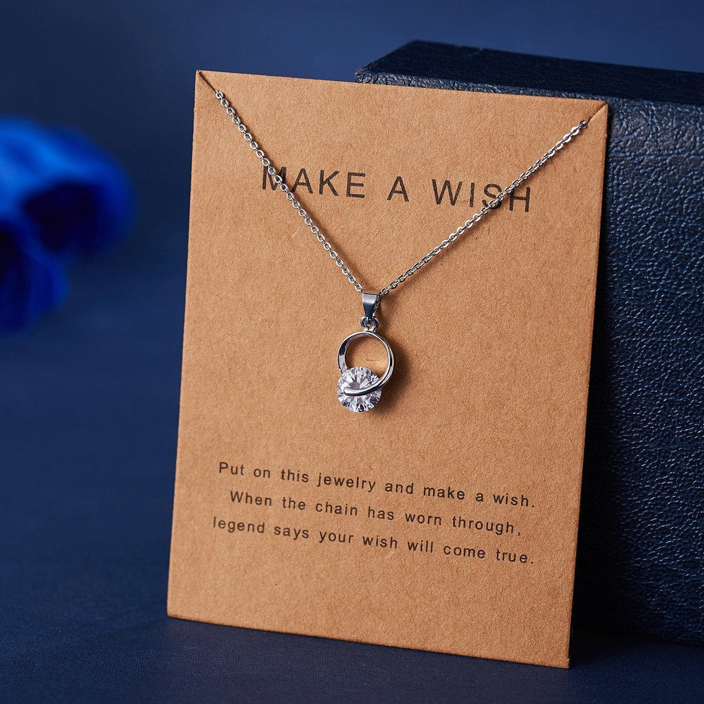 Crystal & Stone Necklace (NL06)