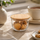 970ml Fluted Design Airtight Glass Bowl (2176) by Limon