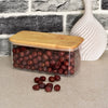 Rectangular Airtight WoodTop Canister by Limon