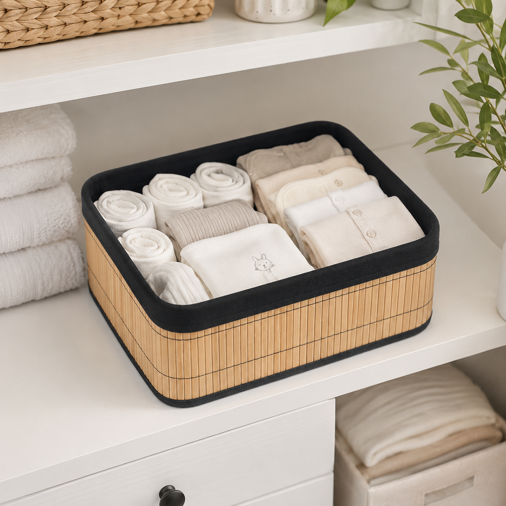 3-Pcs Rectangular Storage Basket Set