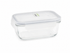 400ml Premium Rectangle Glass Container (1804) by Limon